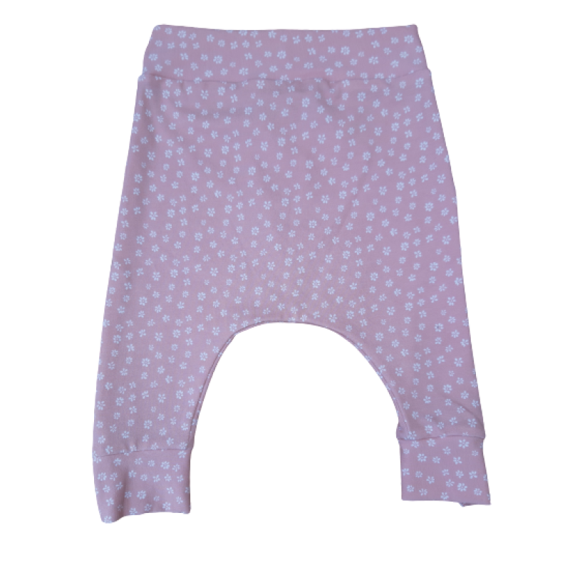 Baggy broekje - Roze bloem